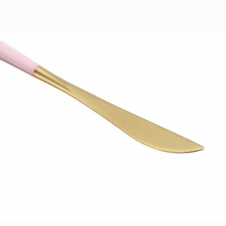 クチポール（Cutipol） ゴア/GOA ピンクマットゴールド デザートナイフ [ネコポス対応可(18点まで)]