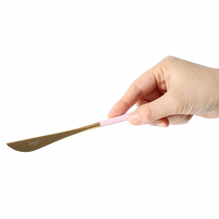 クチポール（Cutipol） ゴア/GOA ピンクマットゴールド デザートナイフ [ネコポス対応可(18点まで)]