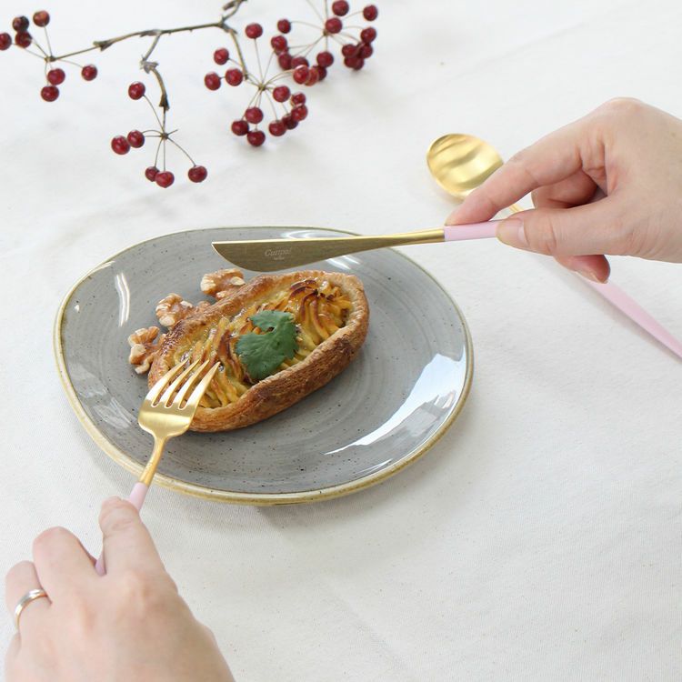 クチポール（Cutipol） ゴア/GOA ピンクマットゴールド デザート3点セット [ネコポス対応可(6セットまで)]