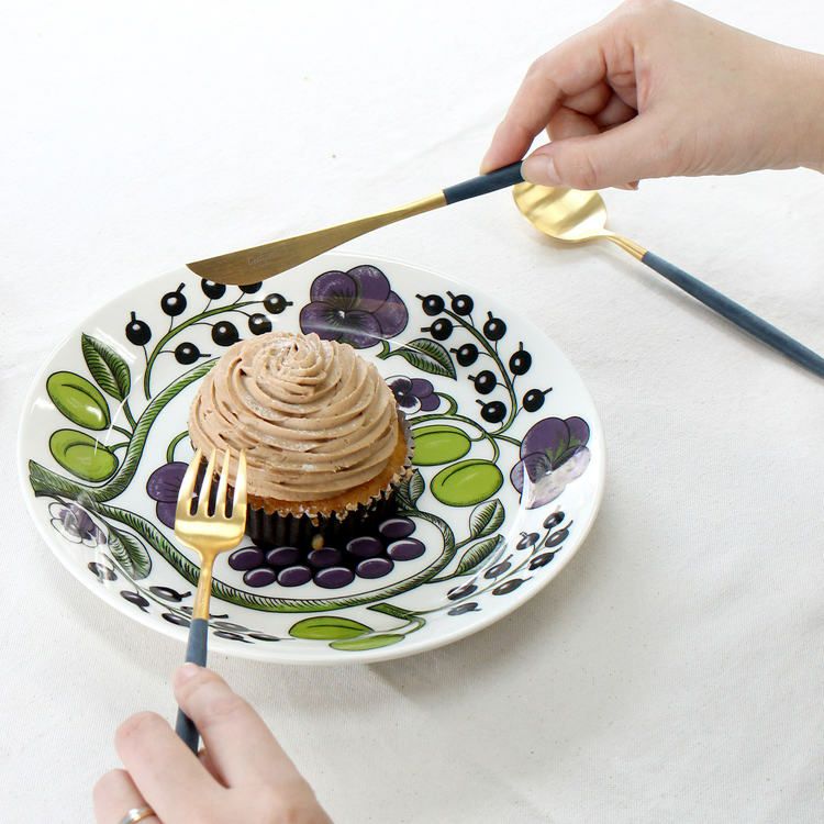 クチポール（Cutipol） ゴア/GOA ブルーマットゴールド デザート3点セット [ネコポス対応可(6セットまで)]