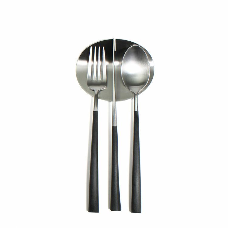 ＜4点セット＞クチポール（Cutipol） NOOR/ノール デザート3点＆カトラリーレスト1点 [ネコポス対応可(4セットまで)]