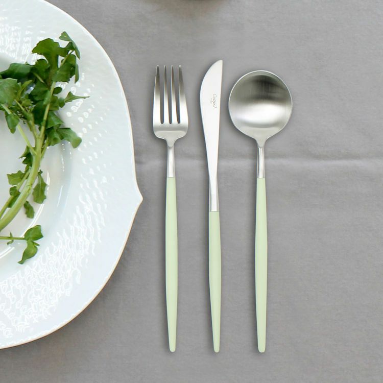 クチポール（Cutipol） ゴア/GOA セラドン ディナー3点セット [ネコポス対応可(6セットまで)]