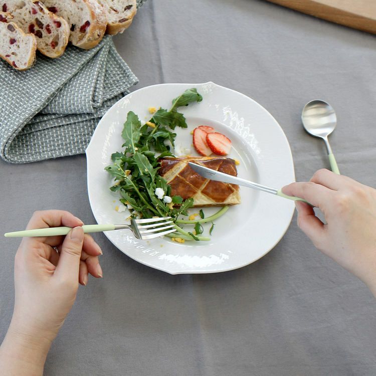 クチポール（Cutipol） ゴア/GOA セラドン デザート3点セット [ネコポス対応可(6セットまで)]