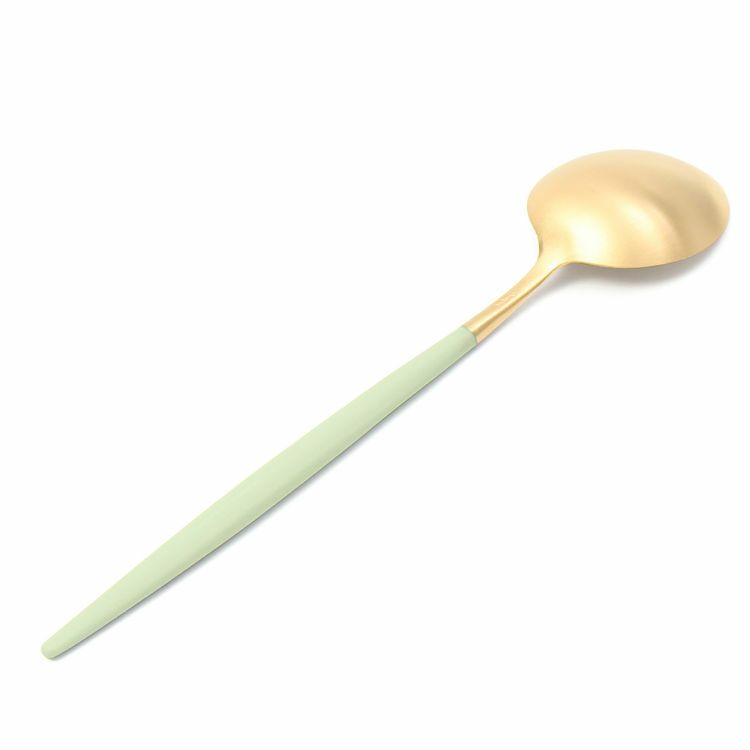 クチポール（Cutipol） ゴア/GOA セラドンマットゴールド ディナースプーン [ネコポス対応可(18点まで)]