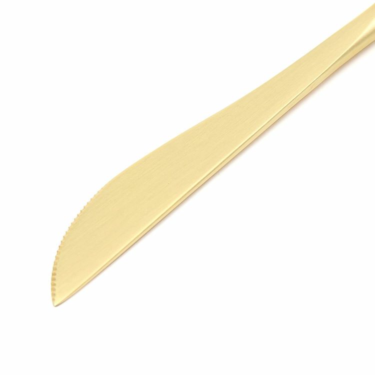 クチポール（Cutipol） ゴア/GOA セラドンマットゴールド デザートナイフ [ネコポス対応可(18点まで)]