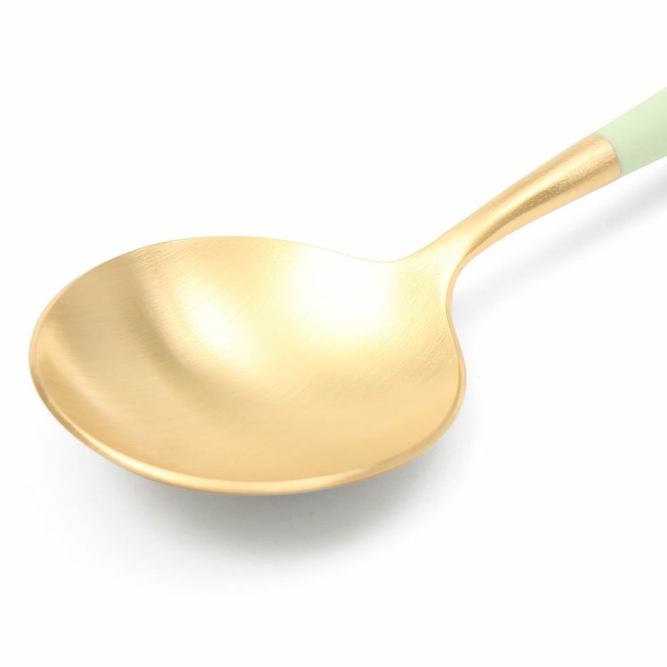 クチポール（Cutipol） ゴア/GOA セラドンマットゴールド デザートスプーン [ネコポス対応可(18点まで)]