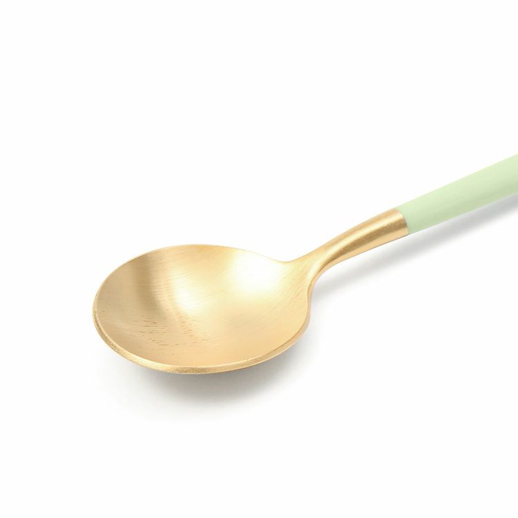 クチポール（Cutipol） ゴア/GOA セラドンマットゴールド コーヒー/ティースプーン [ネコポス対応可(18点まで)]