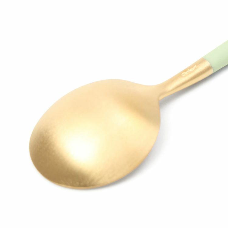 クチポール（Cutipol） ゴア/GOA セラドンマットゴールド コーヒー/ティースプーン [ネコポス対応可(18点まで)]