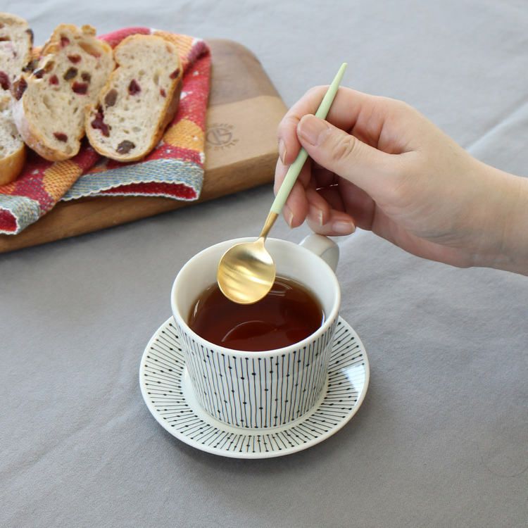 クチポール（Cutipol） ゴア/GOA セラドンマットゴールド コーヒー/ティースプーン [ネコポス対応可(18点まで)]