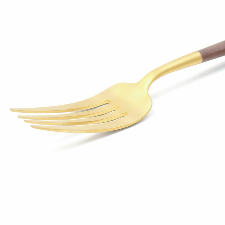 クチポール（Cutipol） ゴア/GOA ブラウンマットゴールド ディナーフォーク [ネコポス対応可(18点まで)]