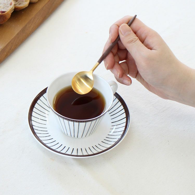 クチポール（Cutipol） ゴア/GOA ブラウンマットゴールド コーヒー/ティースプーン [ネコポス対応可(18点まで)]