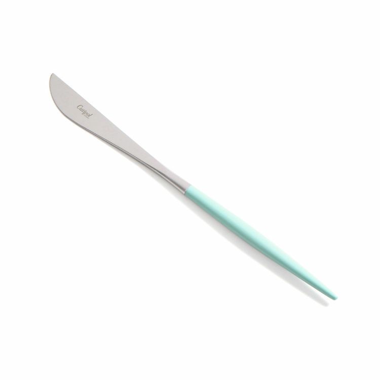 クチポール（Cutipol） ゴア/GOA ターコイズ ディナーナイフ/テーブルナイフ [ネコポス対応可(18点まで)]
