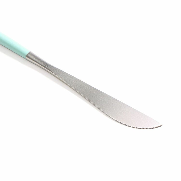 クチポール（Cutipol） ゴア/GOA ターコイズ ディナーナイフ/テーブルナイフ [ネコポス対応可(18点まで)]