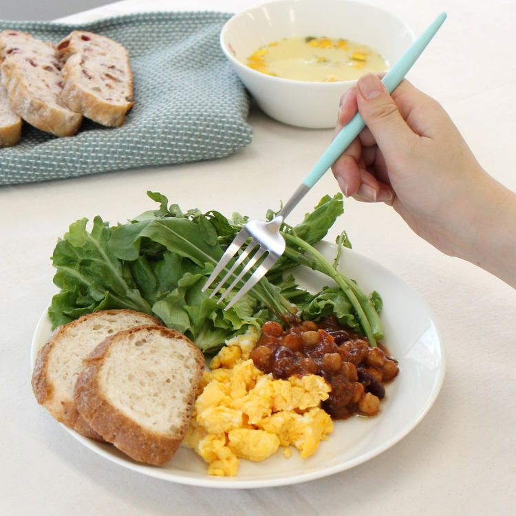 クチポール（Cutipol） ゴア/GOA ターコイズ ディナーフォーク [ネコポス対応可(18点まで)]