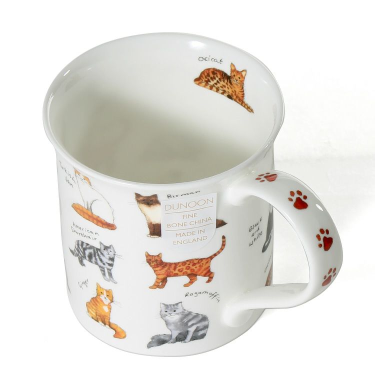 ダヌーン（Dunoon） マグカップ BUTE お気に入りの猫はど～れ？ ANIMAL BREEDS CATS