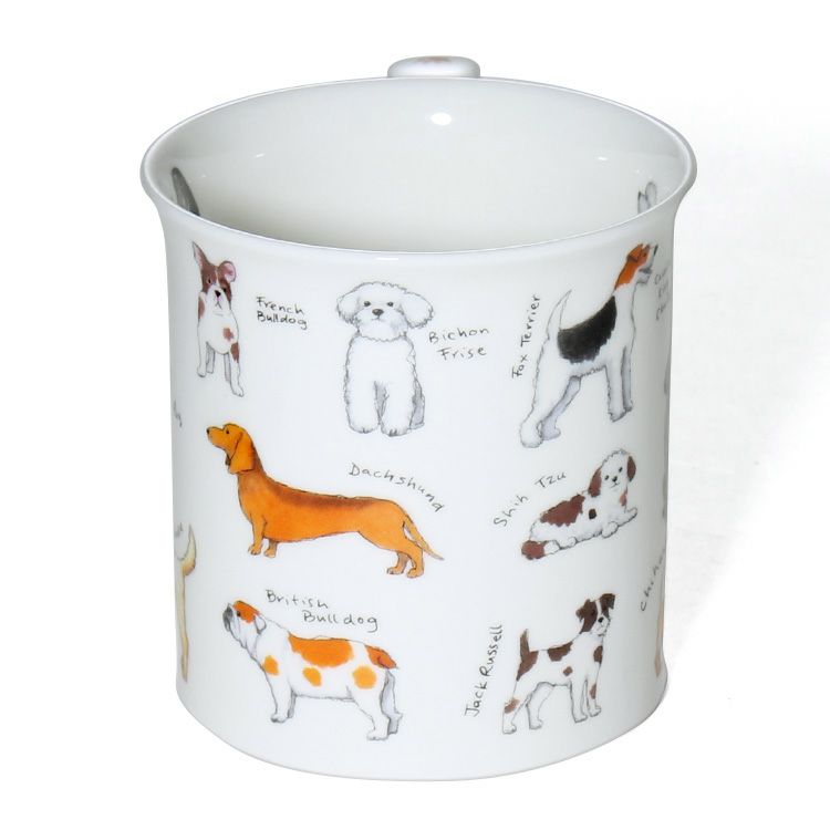 ダヌーン（Dunoon） マグカップ BUTE お気に入りの犬はど～れ？ ANIMAL BREEDS DOG