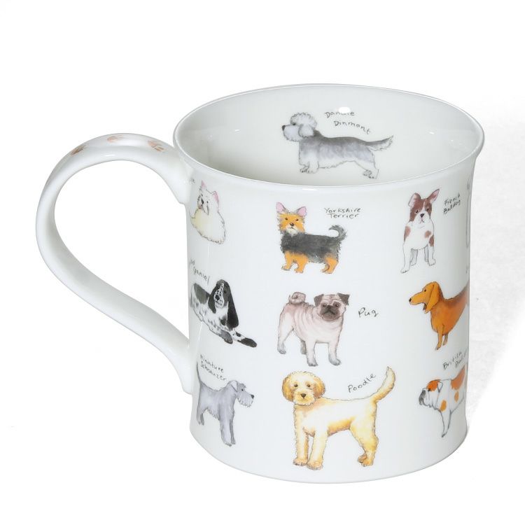 ダヌーン（Dunoon） マグカップ BUTE お気に入りの犬はど～れ？ ANIMAL BREEDS DOG