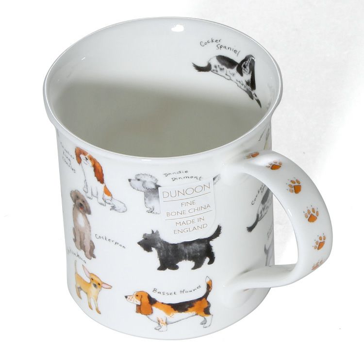 ダヌーン（Dunoon） マグカップ BUTE お気に入りの犬はど～れ？ ANIMAL BREEDS DOG