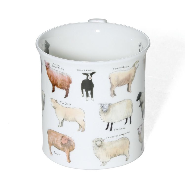 ダヌーン（Dunoon） マグカップ BUTE お気に入りの羊はど～れ？ ANIMAL BREEDS SHEEP