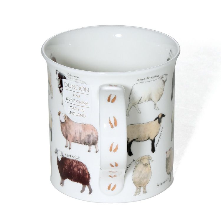 ダヌーン（Dunoon） マグカップ BUTE お気に入りの羊はど～れ？ ANIMAL BREEDS SHEEP