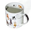 ダヌーン（Dunoon） マグカップ ORKNEY 電線で待ち合わせだニャン LIVE WIRES CAT