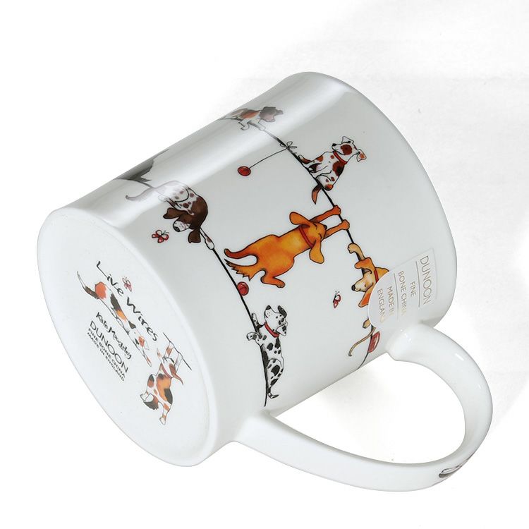 ダヌーン（Dunoon） マグカップ ORKNEY 電線で待ち合わせだワン！ LIVE WIRES DOG