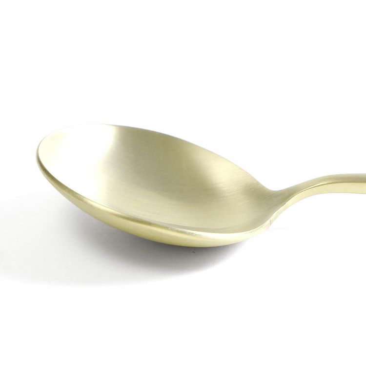 クチポール（Cutipol） ムーンマット/MOON MATT シャンパンゴールド ディナースプーン [ネコポス対応可(18点まで)]