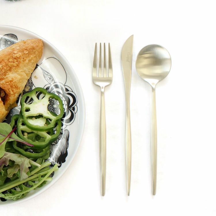 クチポール（Cutipol） ムーンマット/MOON MATT シャンパンゴールド デザート3点セット [ネコポス対応可(6セットまで)]