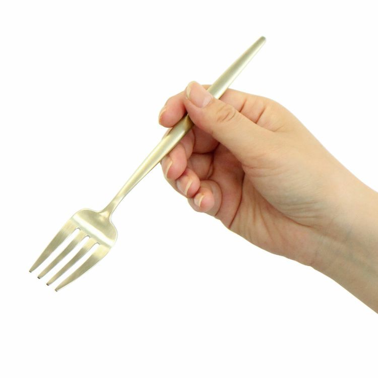 クチポール（Cutipol） ムーンマット/MOON MATT シャンパンゴールド ディナー6点セット 化粧箱付