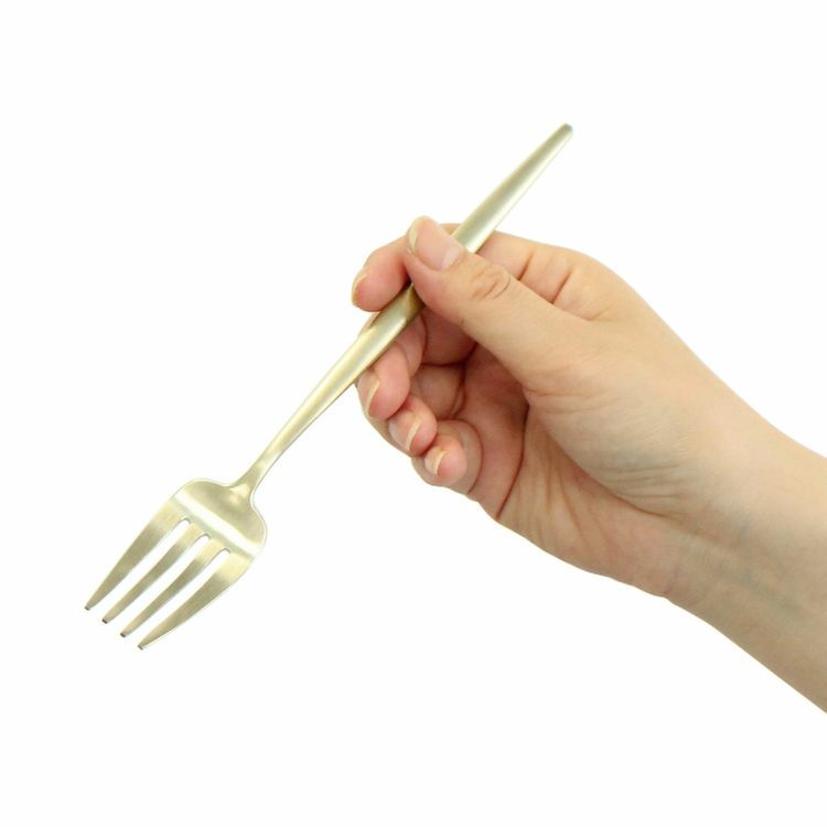 クチポール（Cutipol） ムーンマット/MOON MATT シャンパンゴールド ディナー8点セット 化粧箱付