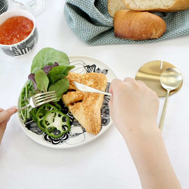 クチポール（Cutipol） ムーンマット/MOON MATT シャンパンゴールド デザート8点セット 化粧箱付