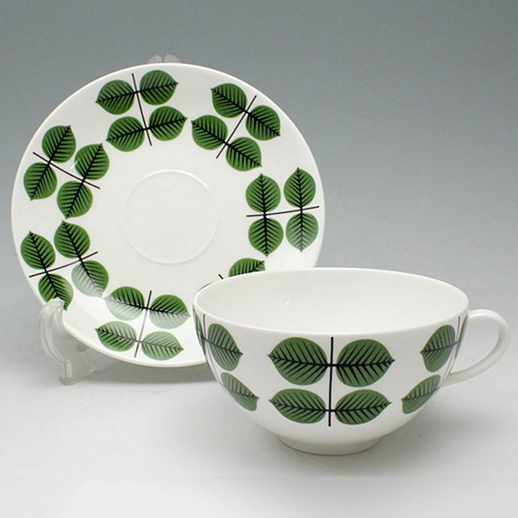 グスタフスベリ（Gustavsberg） ベルソ/Bersa ブレックファストカップ＆ソーサー + プレート 22cm 【復刻版】