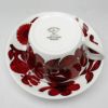 グスタフスベリ（Gustavsberg） レッドアスター/Red Aster ティーカップ＆ソーサー + プレート 18cm 【復刻版】