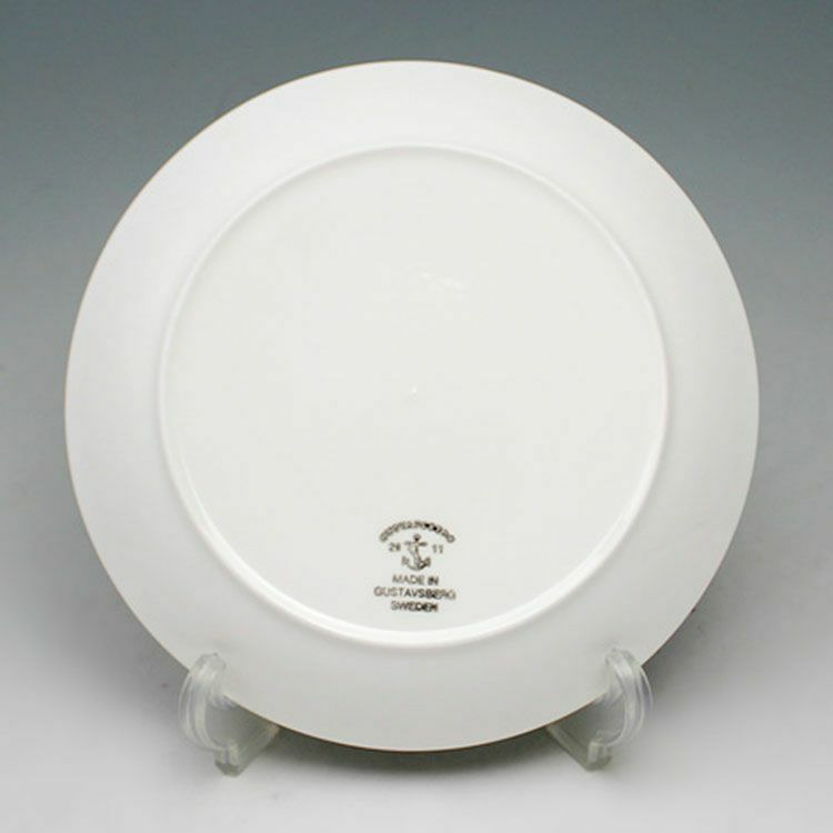 グスタフスベリ（Gustavsberg） レッドアスター/Red Aster ティーカップ＆ソーサー + プレート 22cm 【復刻版】