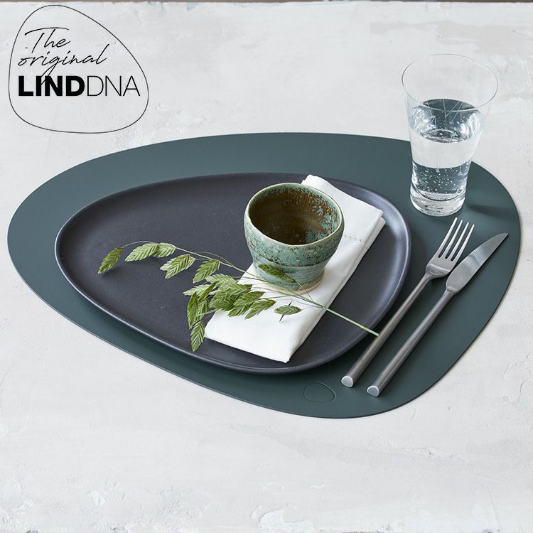 リンド ディーエヌーエー（LIND DNA） カーブプレイスマット SOFTBUCK 37x44cm