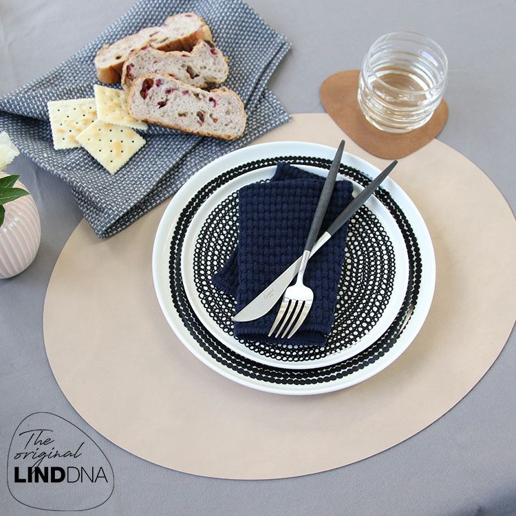 リンド ディーエヌーエー（LIND DNA） オーバルプレイスマット NUPO 35x46cm