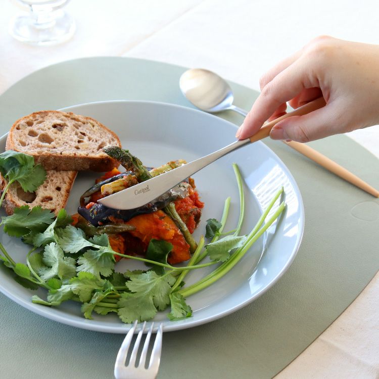 速水もこみちさん別注カラー クチポール（Cutipol） ゴア/GOA ベージュ ディナーナイフ/テーブルナイフ