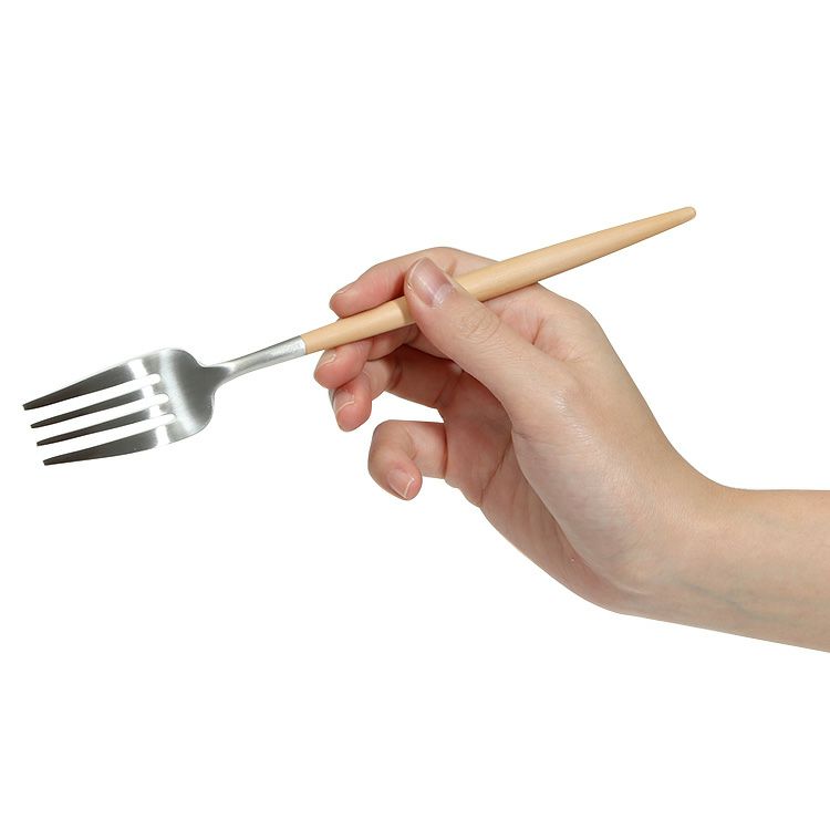 速水もこみちさん別注カラー クチポール（Cutipol） ゴア/GOA ベージュ ディナーフォーク