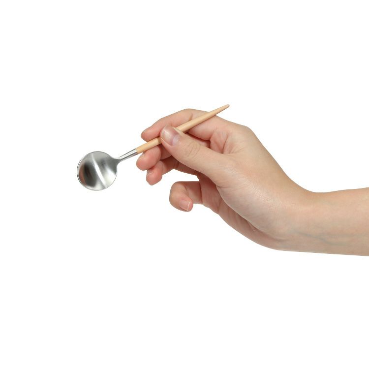 速水もこみちさん別注カラー クチポール（Cutipol） ゴア/GOA ベージュ コーヒー/ティー スプーン