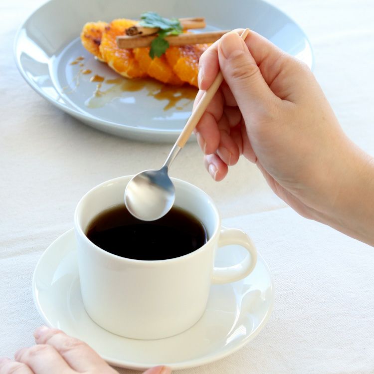 速水もこみちさん別注カラー クチポール（Cutipol） ゴア/GOA ベージュ コーヒー/ティー スプーン