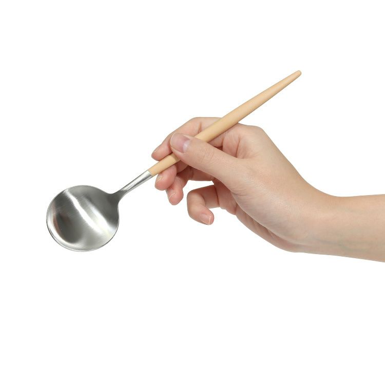 速水もこみちさん別注カラー クチポール（Cutipol） ゴア/GOA ベージュ ディナースプーン