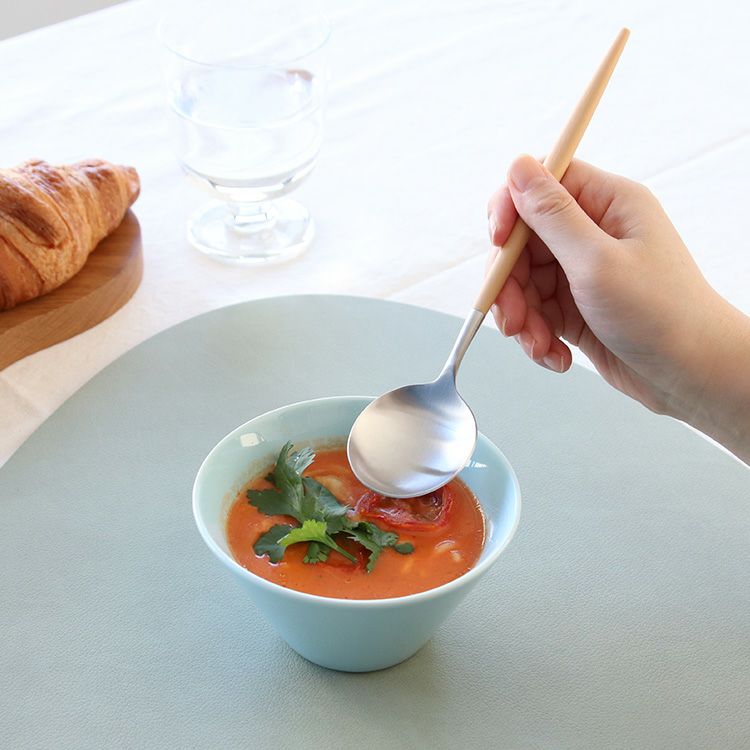 速水もこみちさん別注カラー クチポール（Cutipol） ゴア/GOA ベージュ ディナースプーン