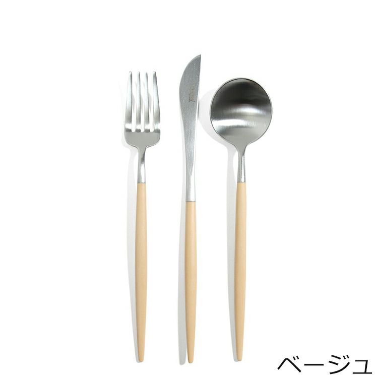 クチポール（Cutipol） GOA/ゴア デザートセット（デザートナイフ・デザートフォーク・デザートスプーン） + カトラリーレストシルバー 8点セット ギフトボックス入り