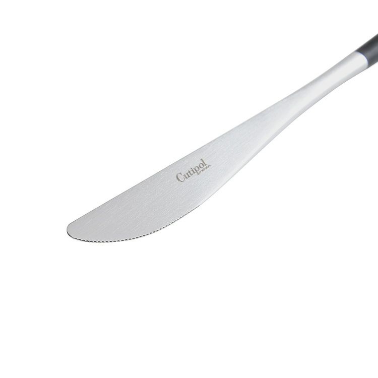 クチポール（Cutipol） ミオ/MIO ブラック ディナーナイフ/テーブルナイフ [ネコポス対応可(18点まで)]