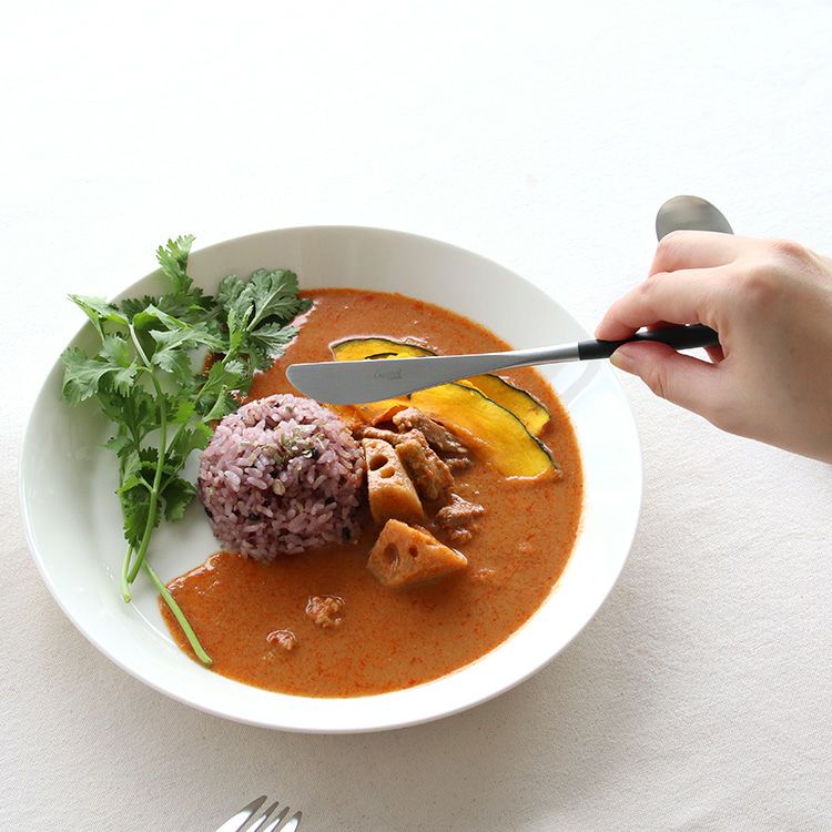 クチポール（Cutipol） ミオ/MIO ブラック ディナーナイフ/テーブルナイフ [ネコポス対応可(18点まで)]