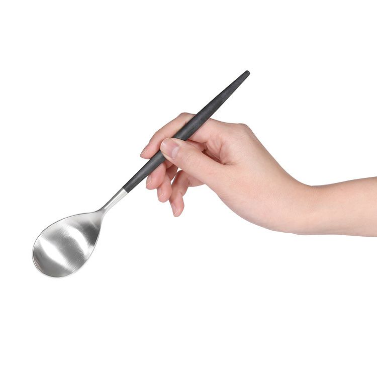 クチポール（Cutipol） ミオ/MIO ブラック ディナースプーン [ネコポス対応可(18点まで)]