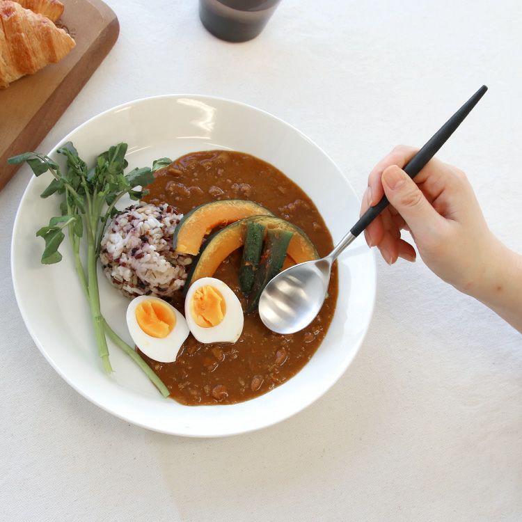 クチポール（Cutipol） ミオ/MIO ブラック ディナースプーン [ネコポス対応可(18点まで)]