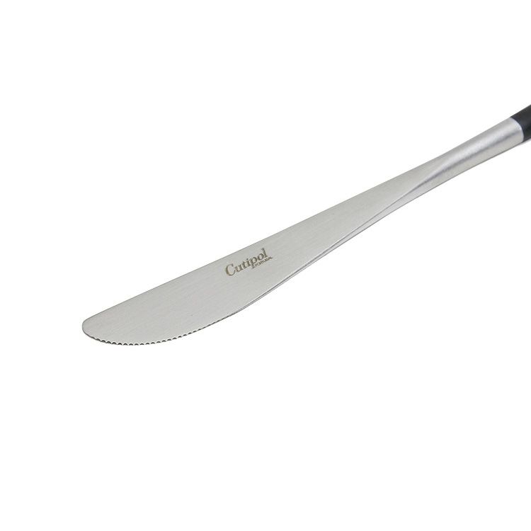 クチポール（Cutipol） ミオ/MIO ブラック デザートナイフ [ネコポス対応可(18点まで)]