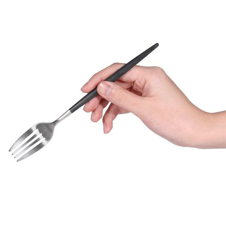 クチポール（Cutipol） ミオ/MIO ブラック デザートフォーク [ネコポス対応可(18点まで)]