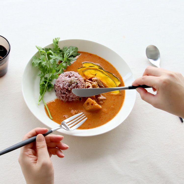 クチポール（Cutipol） ミオ/MIO ブラック ディナー6点セット 化粧箱付